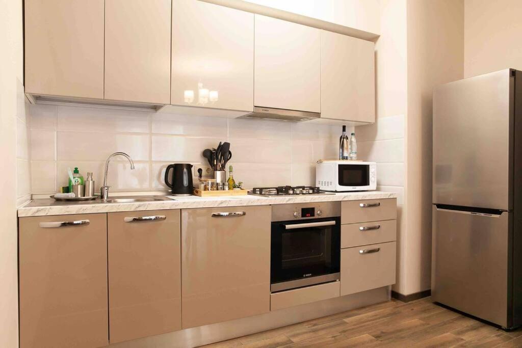 Gg Home - Cozy 1 Bedroom Apartment On Kazbegi Avenue 15 Tbilisi Exteriör bild